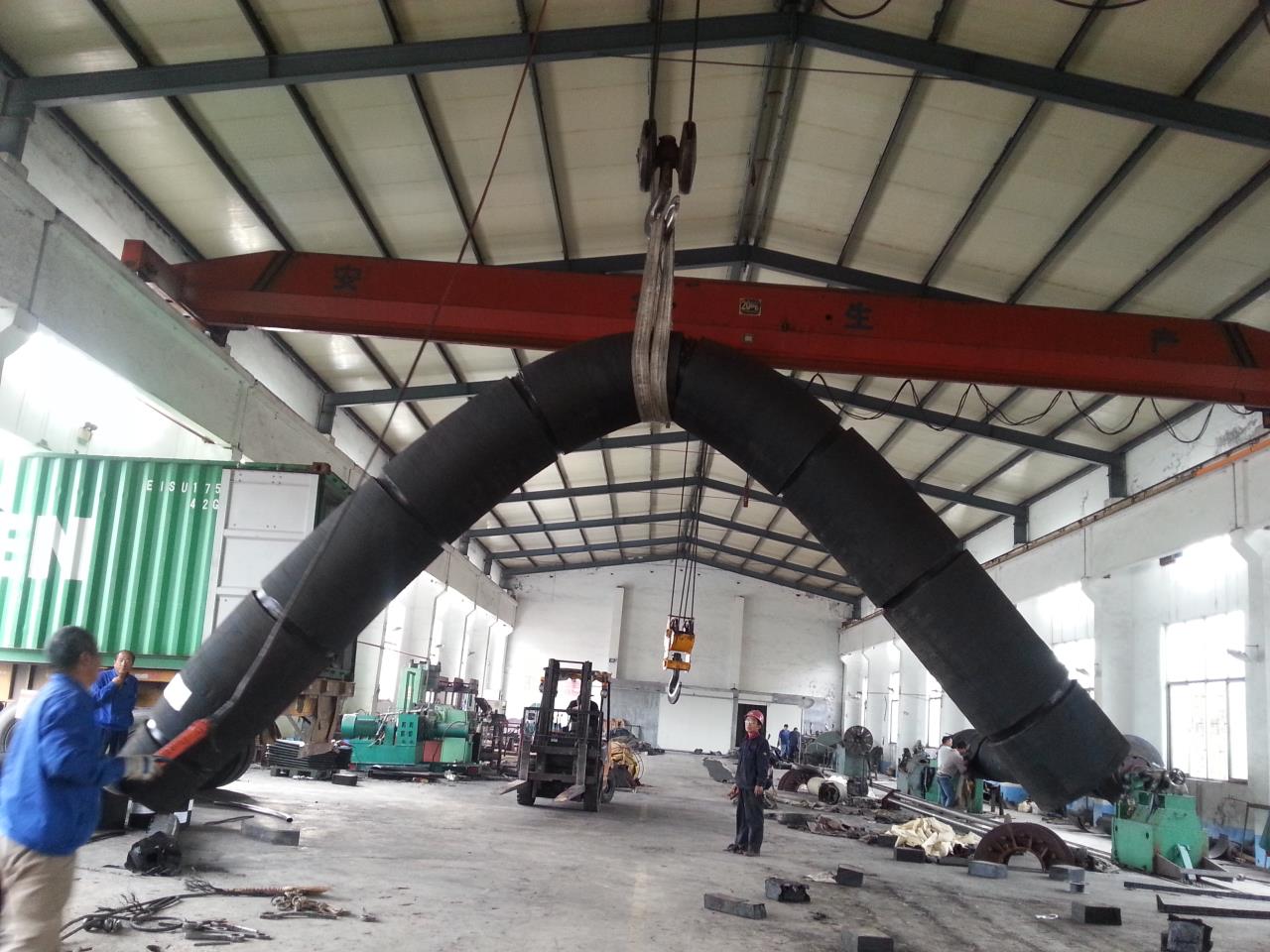 Tugboat rubber fender