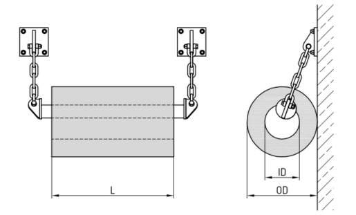 Cylindrical Rubber Fender2